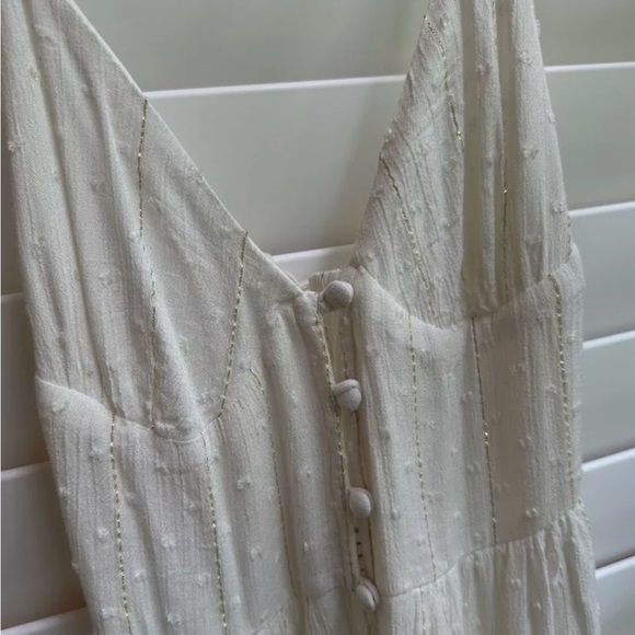 New LSPACE XS white Long Beach coastal maxi strappy dress - Picture 7 of 15